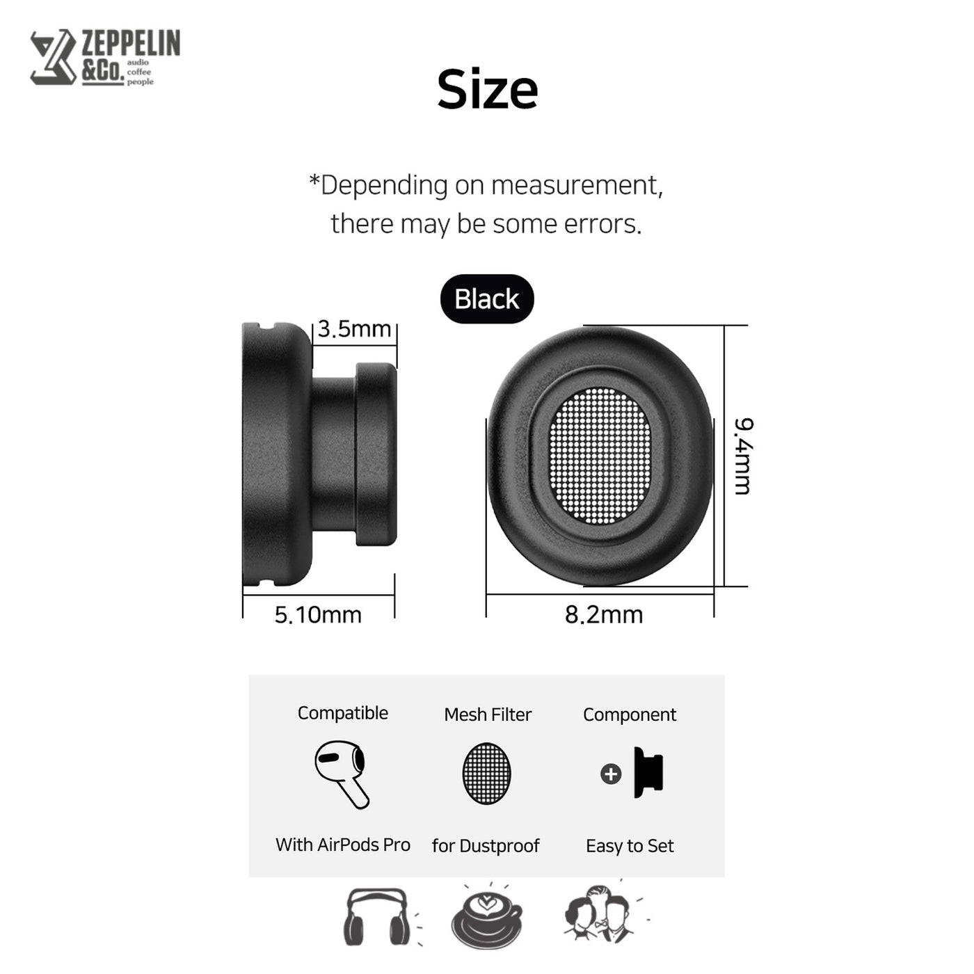 Divinus A1 Adaptor for AirPods Pro (1-Pair) – Zeppelin & Co