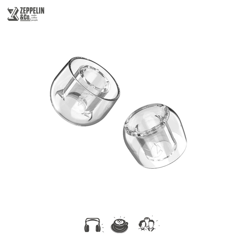 Divinus Prism Wide Bore LSR Eartips (2-Pair Pack)