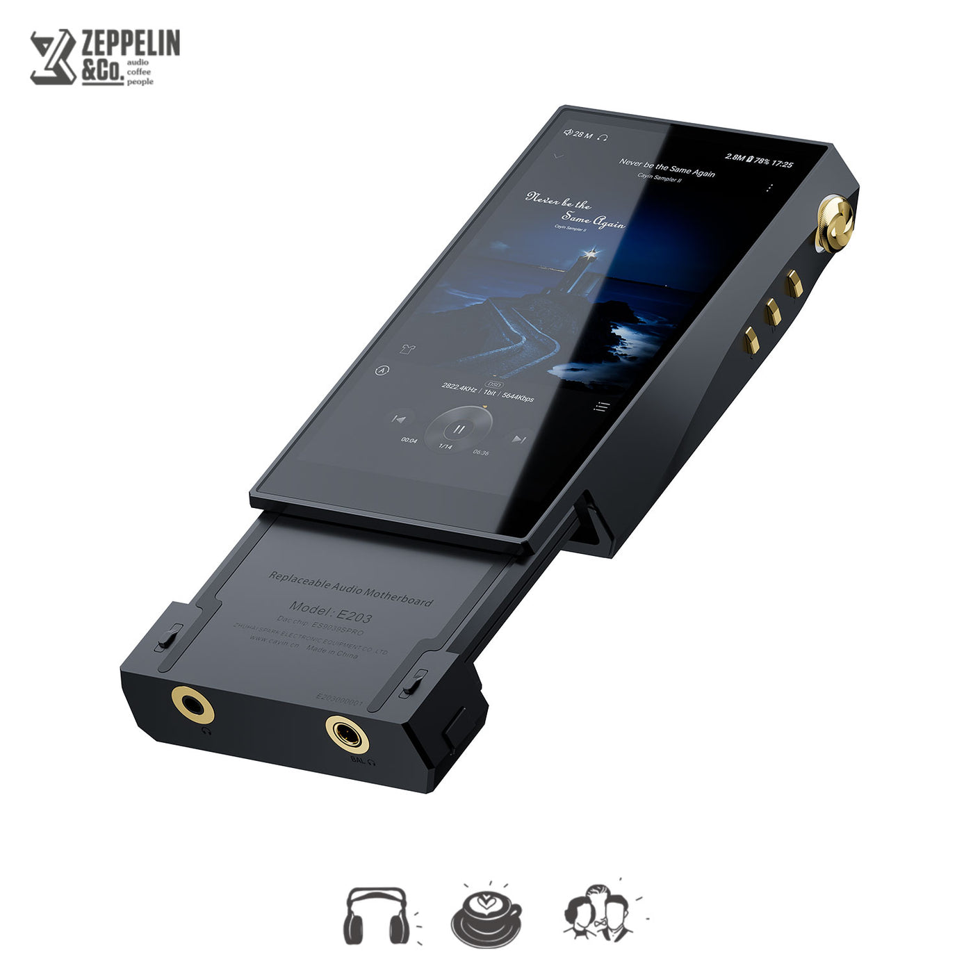 Cayin Audio N6II/E203 Class A ESS ES9039Pro DAP – Zeppelin & Co