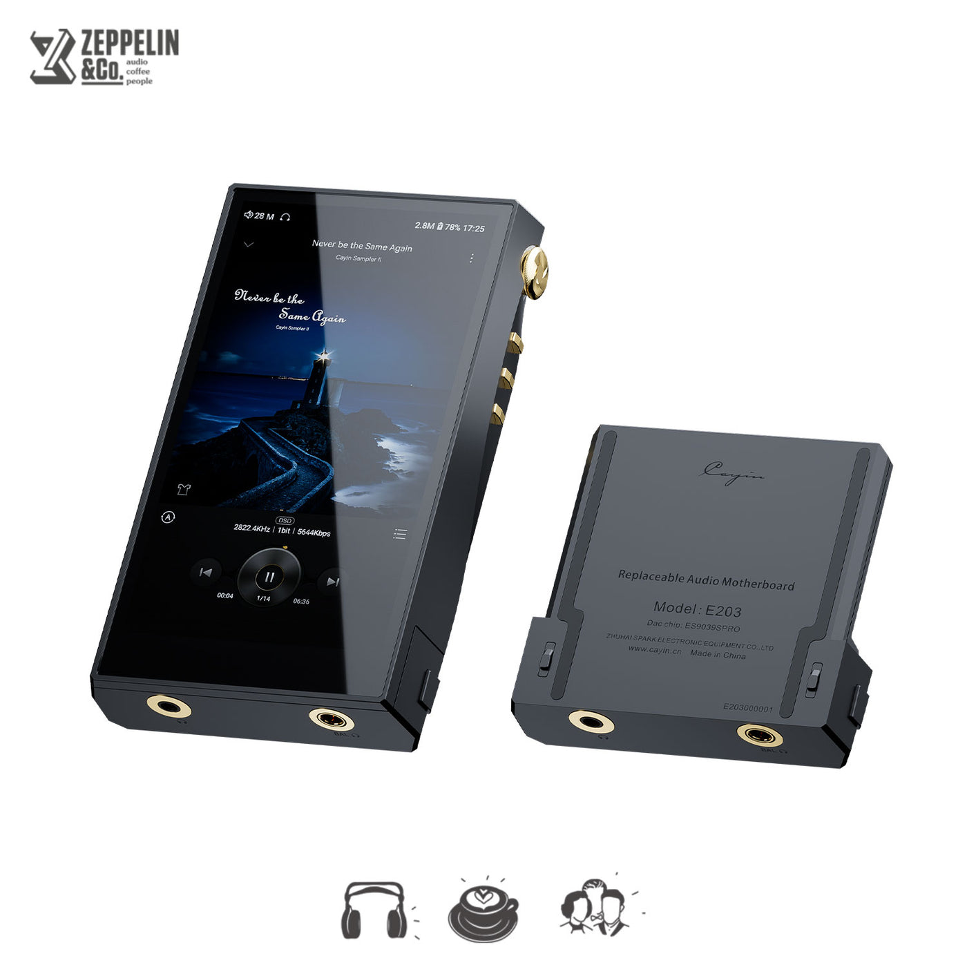 Cayin N6ⅲ E203 DAP Cayin N6iii Digital Audio Player or Motherboard Only | Bloom Audio