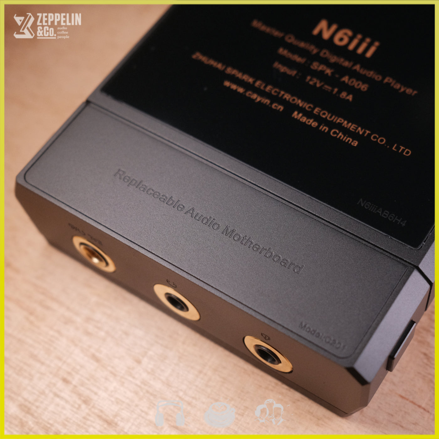 Cayin Audio N6III modular Cirrus Logic & ESS DAP – Zeppelin & Co