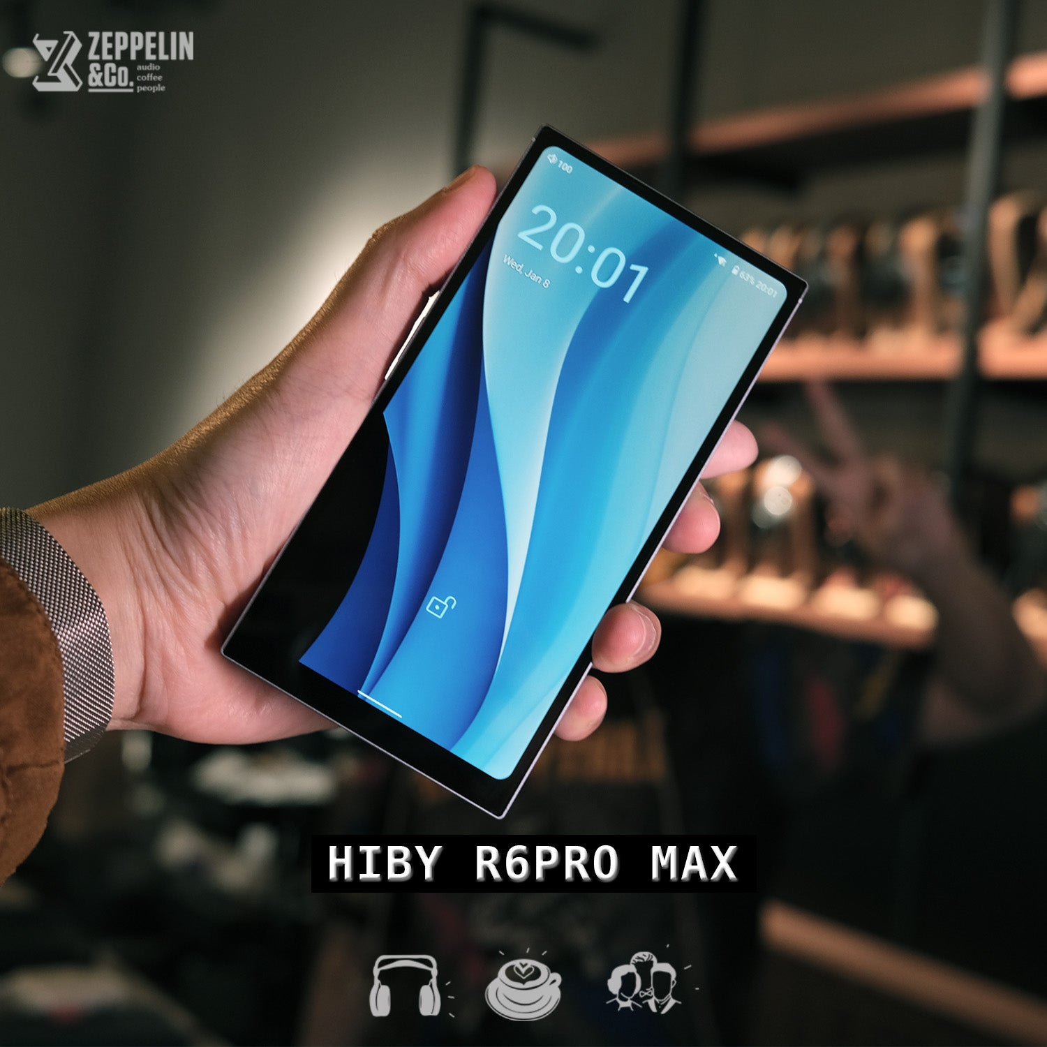 HiBy Music R6 Pro Max dual ES9039Pro Android 12 DAP – Zeppelin & Co