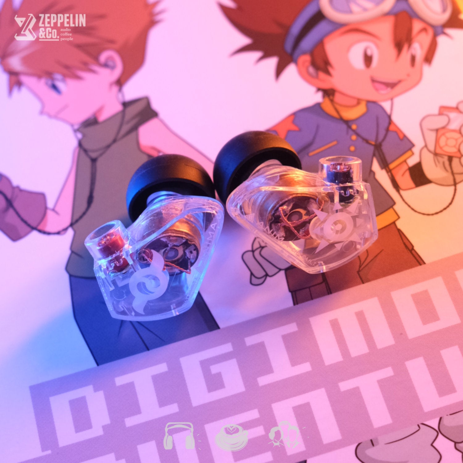 Anima ANW-C010 Digimon Adventure Collab Earphones – Zeppelin & Co