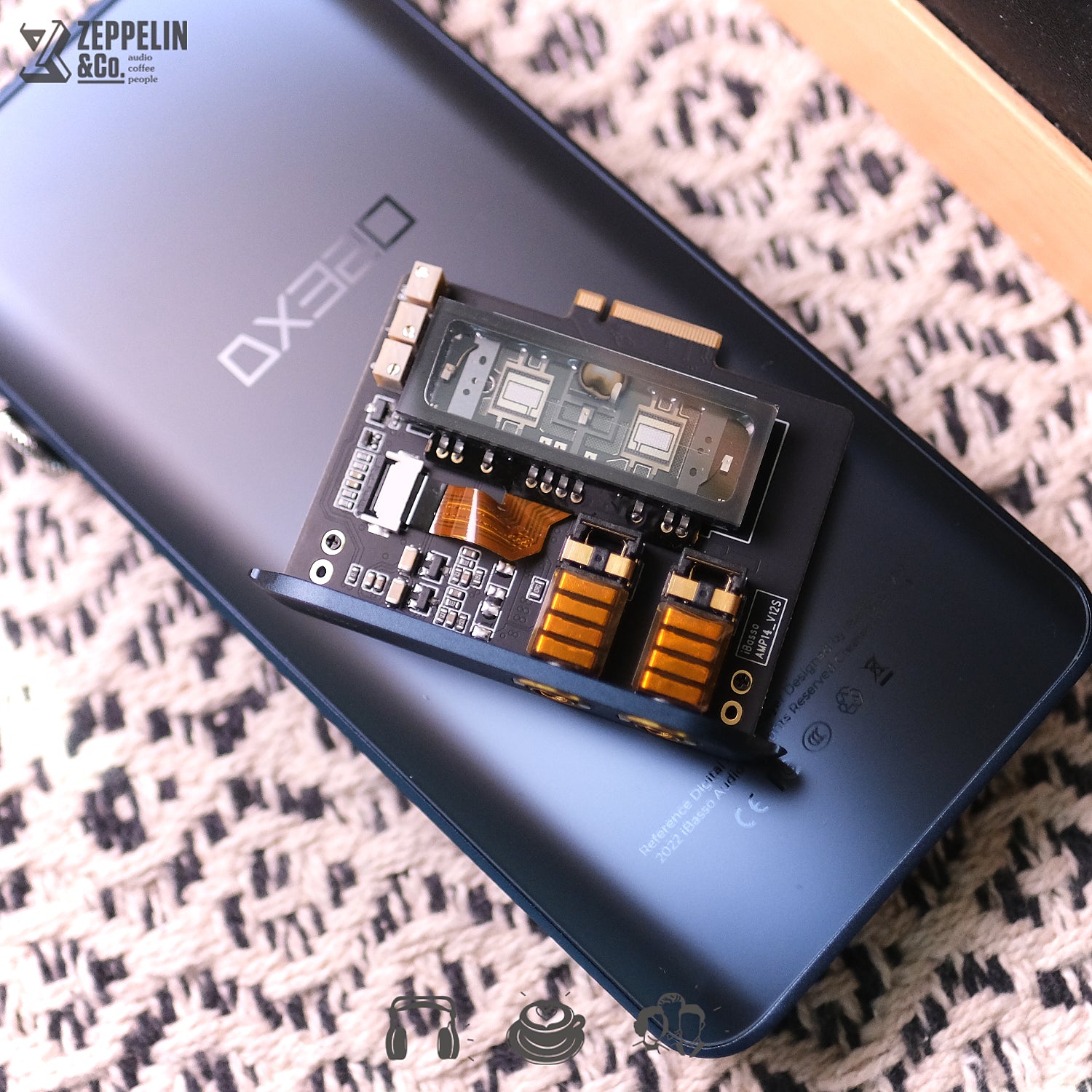 IBasso AMP14 DX340（4.4mmバランス）用プレート装着品 IBasso AMP14 DX340（4.4mmバランス）用プレート装着品