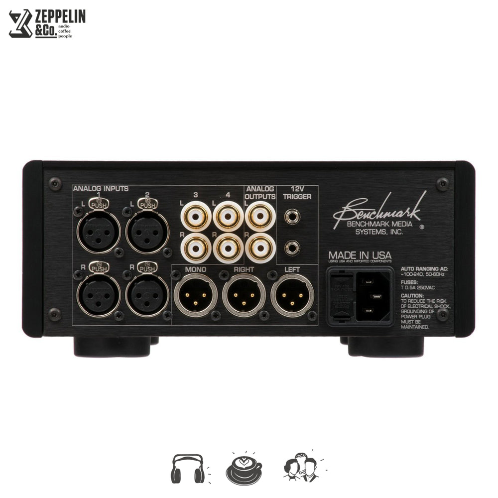 Benchmark HPA4 Headphone Amplifier / Pre-amplifier – Zeppelin & Co