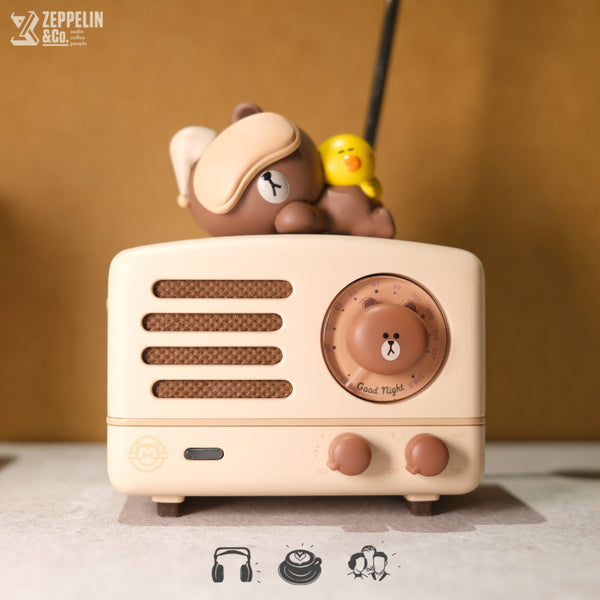 MUZEN OTR Wood and Utopia Retro Portable FM Radio Bluetooth Speaker