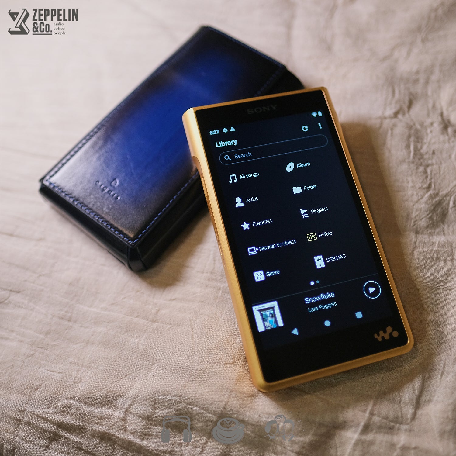 Dignis Midas2 Sony WM1AM2 / WM1ZM2 Case (Patina Leather