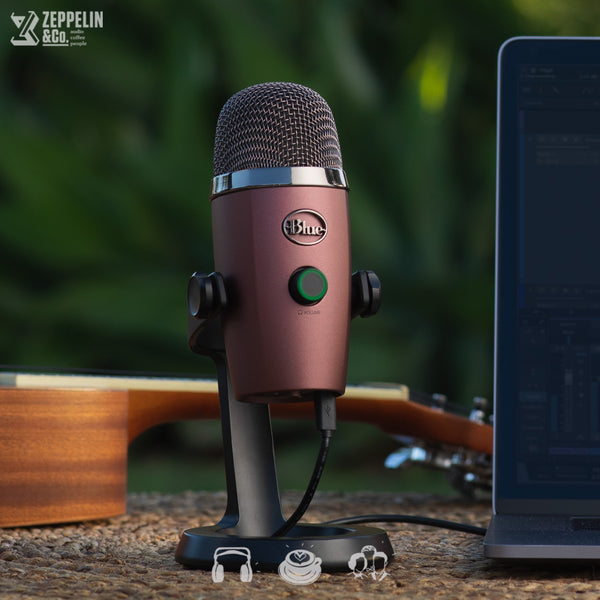  Blue Yeti Nano Premium USB Microphone for Recording, Streaming,  Gaming, Podcasting on PC and Mac, Condenser Mic with Blue VO!CE Effects,  Cardioid and Omni, No-Latency Monitoring - Red Onyx : Musical